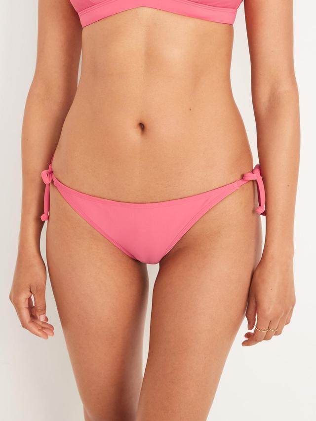 Low-Rise String Bikini Swim Bottoms Product Image