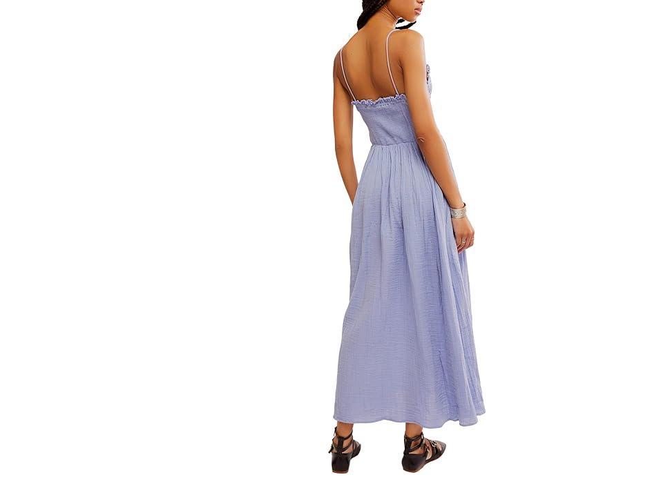 Free People Sweet Nothings Midi-Solid Heron) Women's Dress Product Image