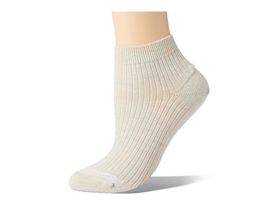 Smartwool Everyday Texture Ankle Boot Socks (Moonbeam) Women's No Show Socks Shoes Product Image