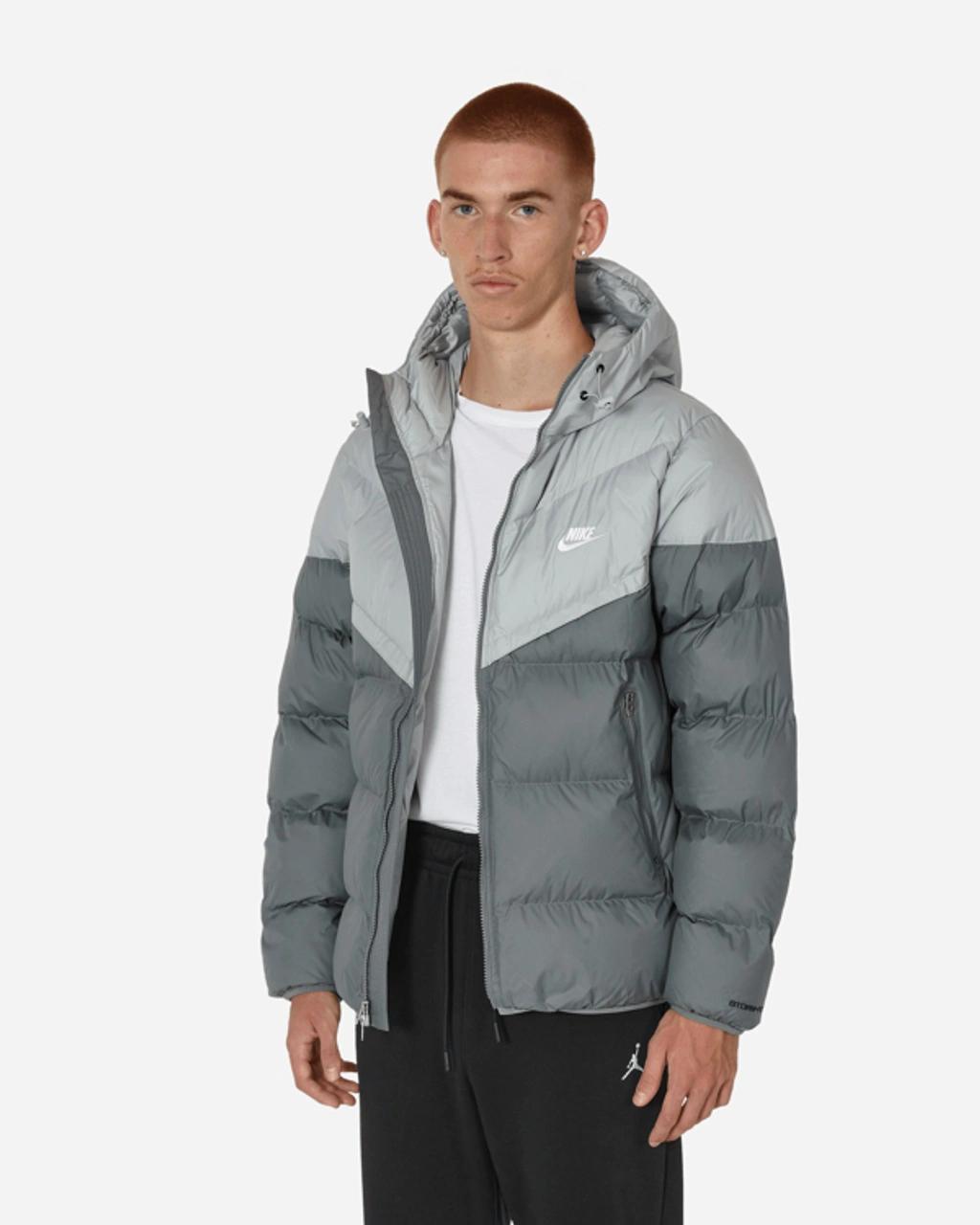 NIKE Storm-fit Windrunner Down Jacket Smoke Grey Product Image