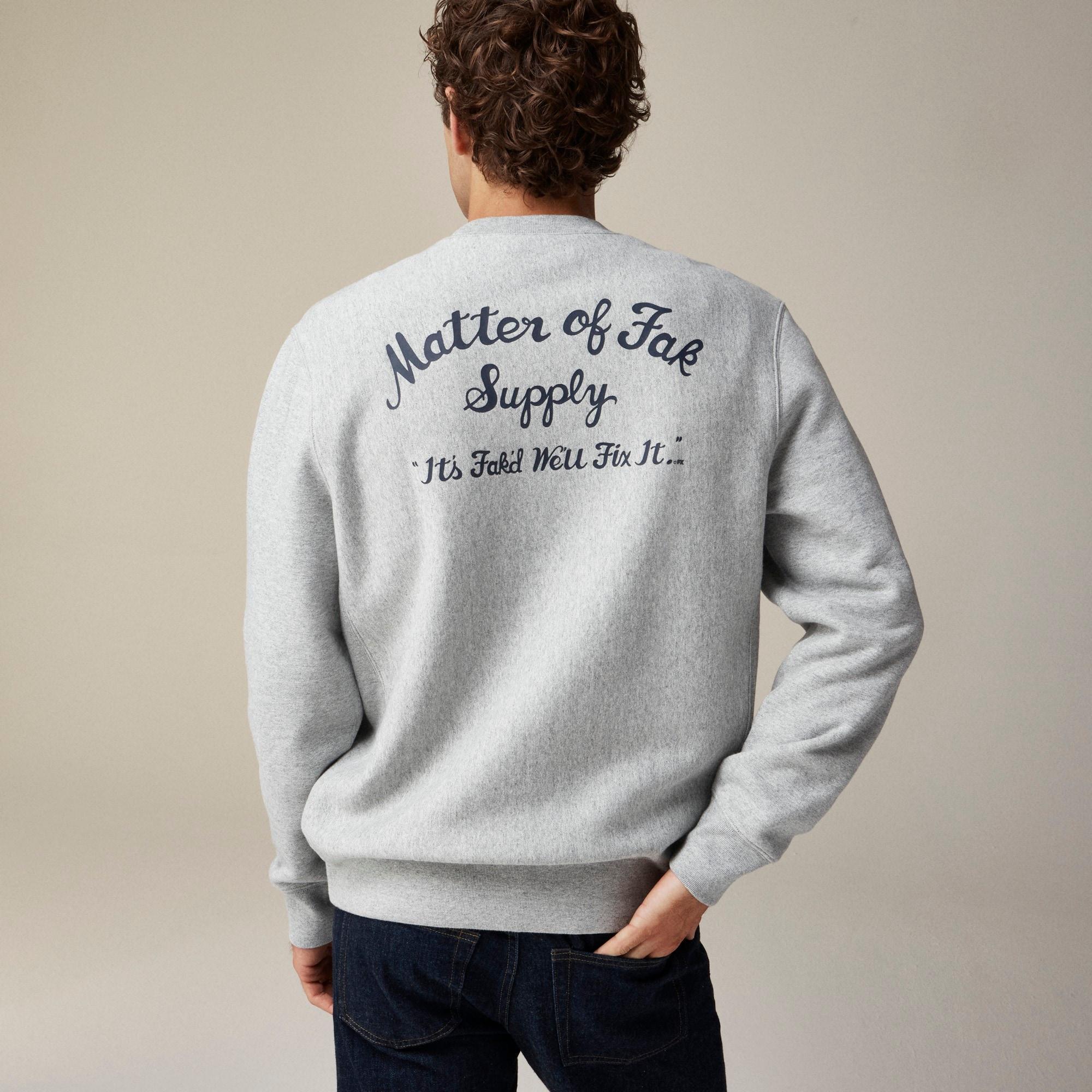 Limited-edition FX's <i>The Bear</i> X J.Crew graphic heritage 14 oz. fleece sweatshirt Product Image