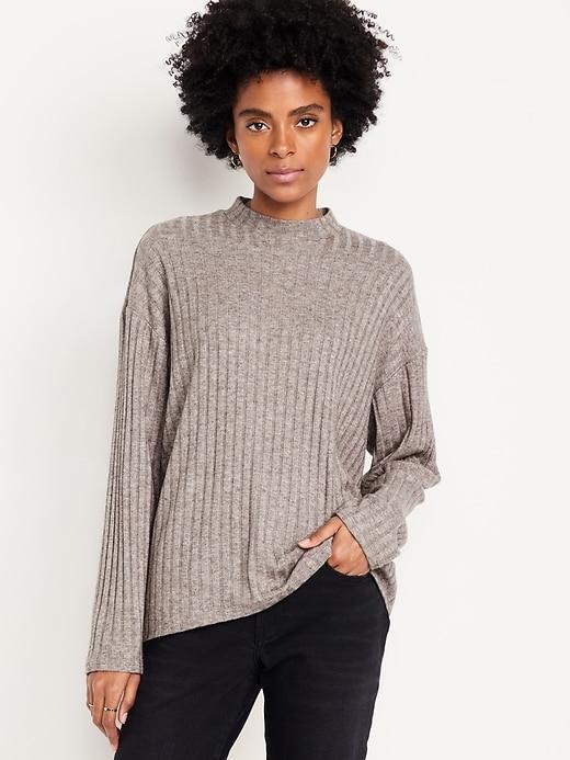 Cozy Mock-Neck Tunic Product Image