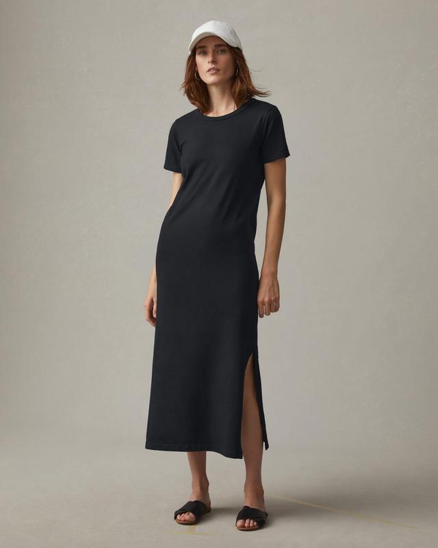 Midi Tee Dress - Black Product Image