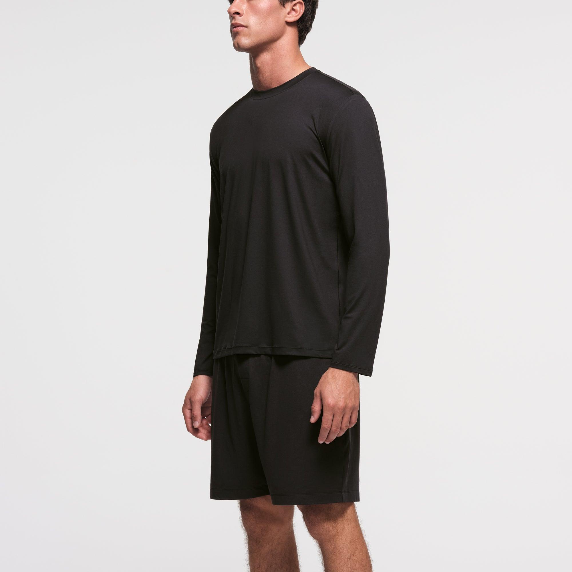 OUTDOOR JERSEY MENS LONG SLEEVE T-SHIRT | ONYX Product Image