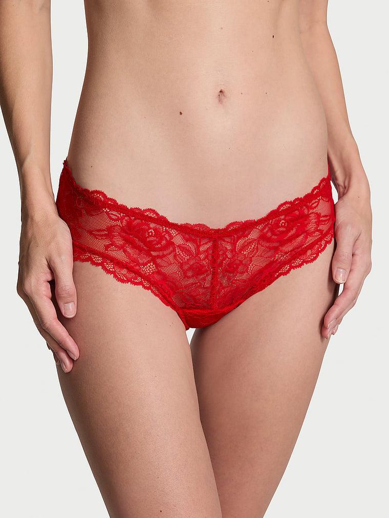 Rose Lace High-Leg Cheeky Panty Product Image