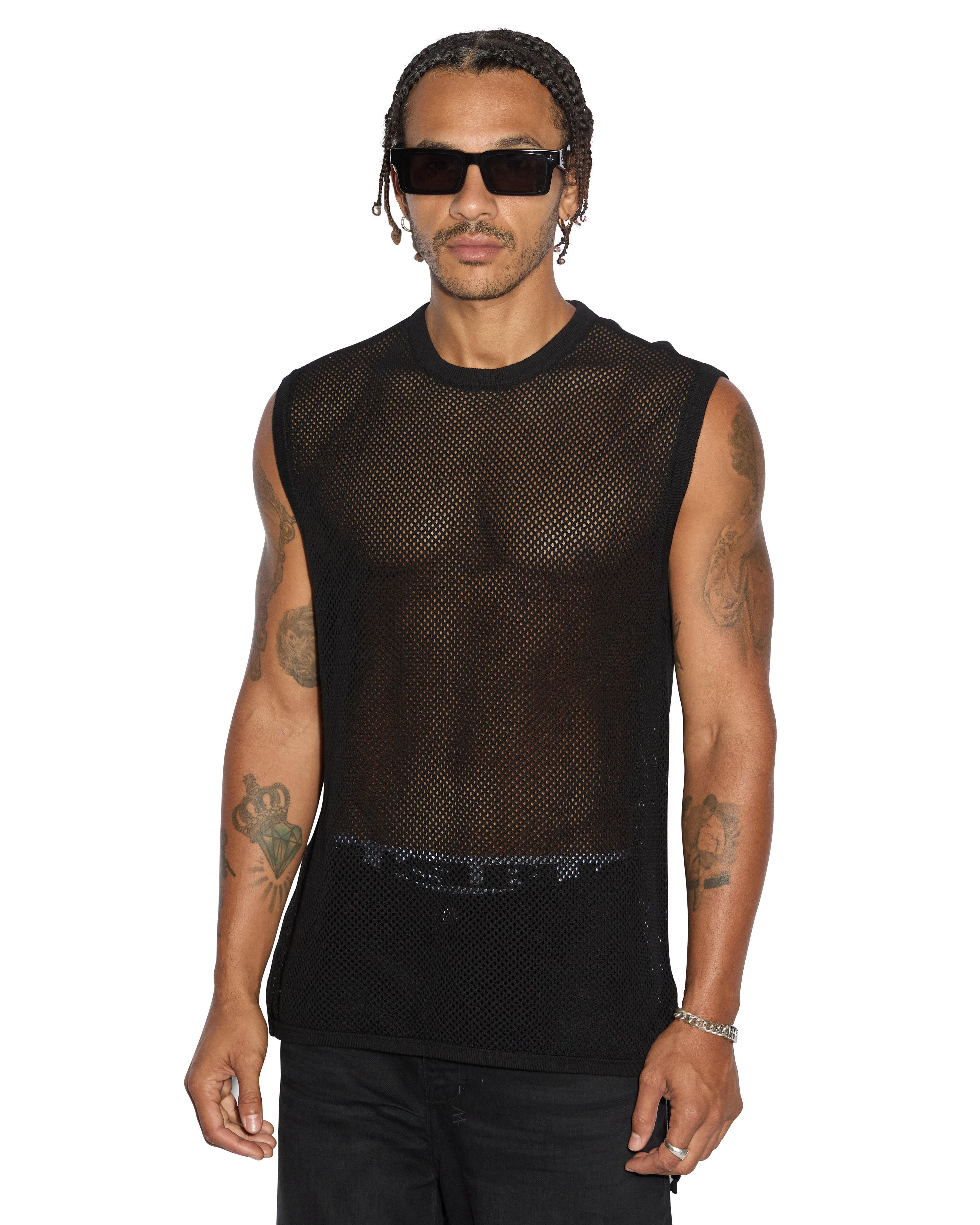 NETWORTH TANK BLACK Male Product Image