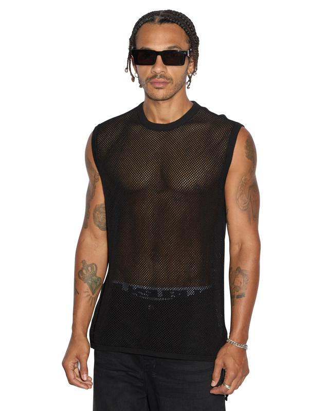 NETWORTH TANK BLACK Male Product Image