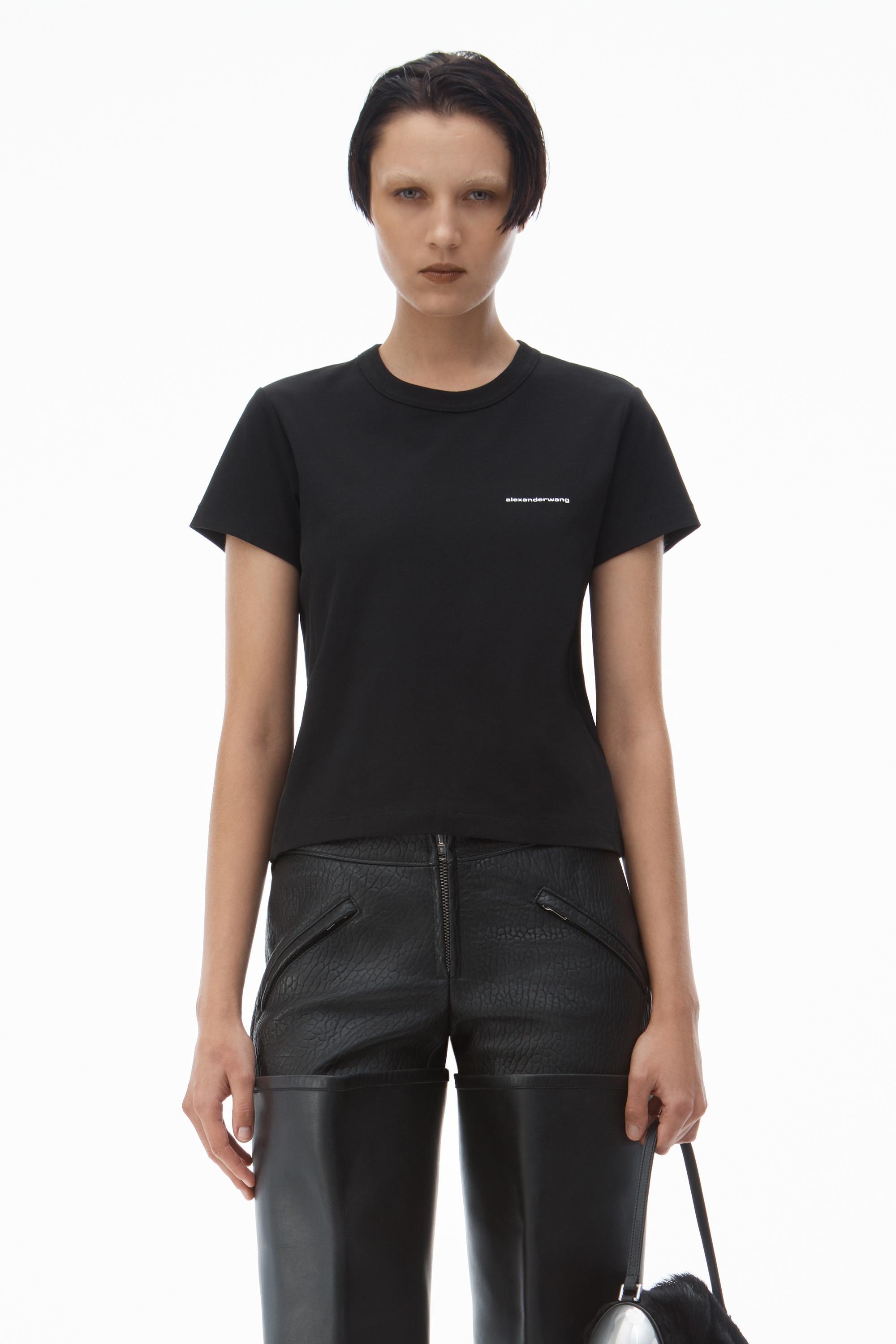 Shrunken Tee In High Twist Jersey Product Image