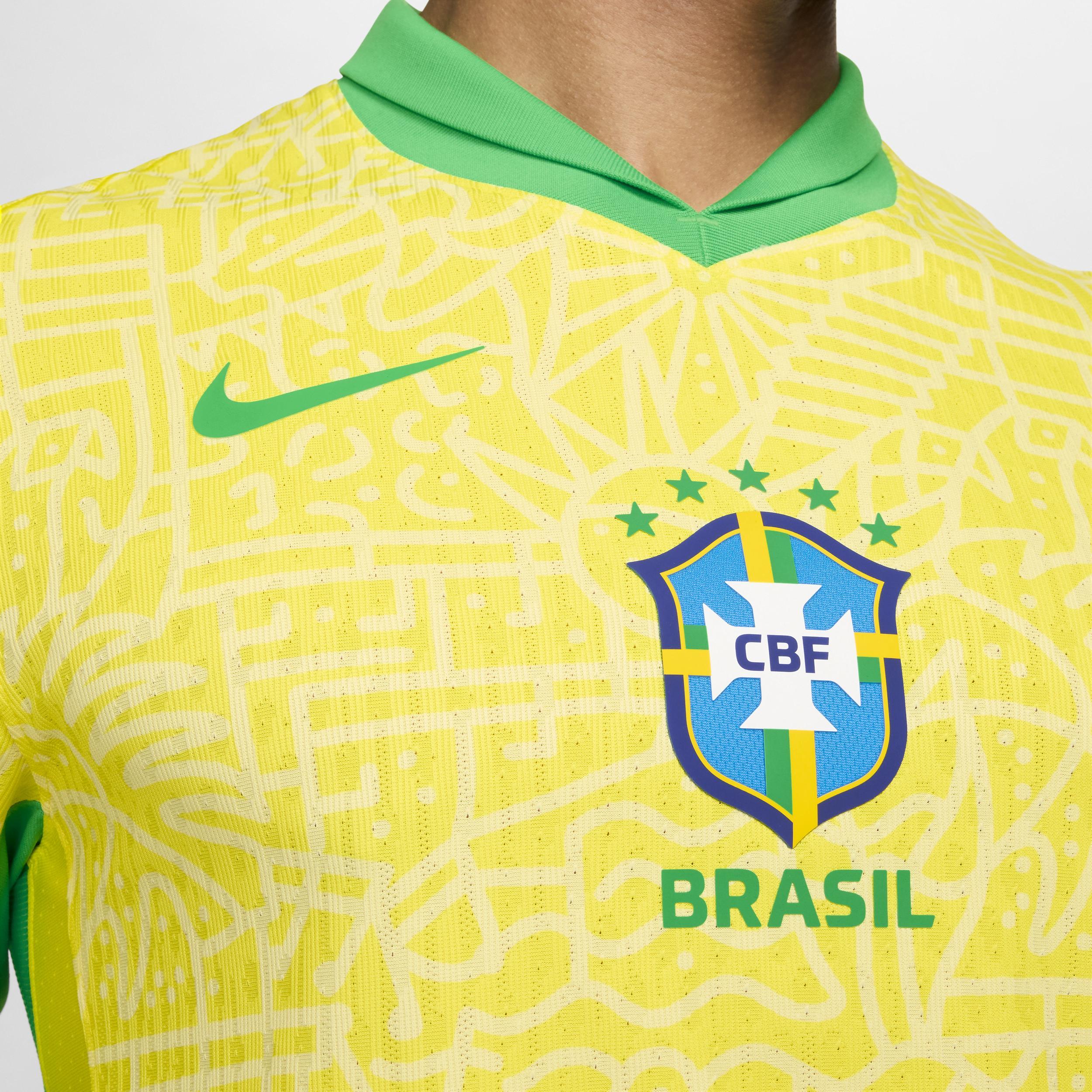 Brazil 2024 Match Home Nike Men's Dri-FIT ADV Soccer Authentic Jersey Product Image