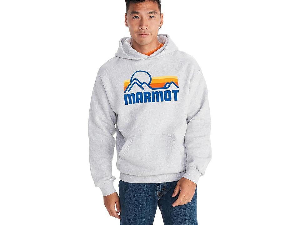 Marmot Coastal Hoodie (Light Grey Heather) Men's Sweatshirt Product Image