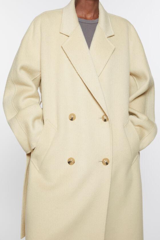 Double-breasted wool coat Product Image