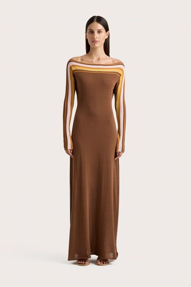 Citara Maxi Dress Cocoa Product Image