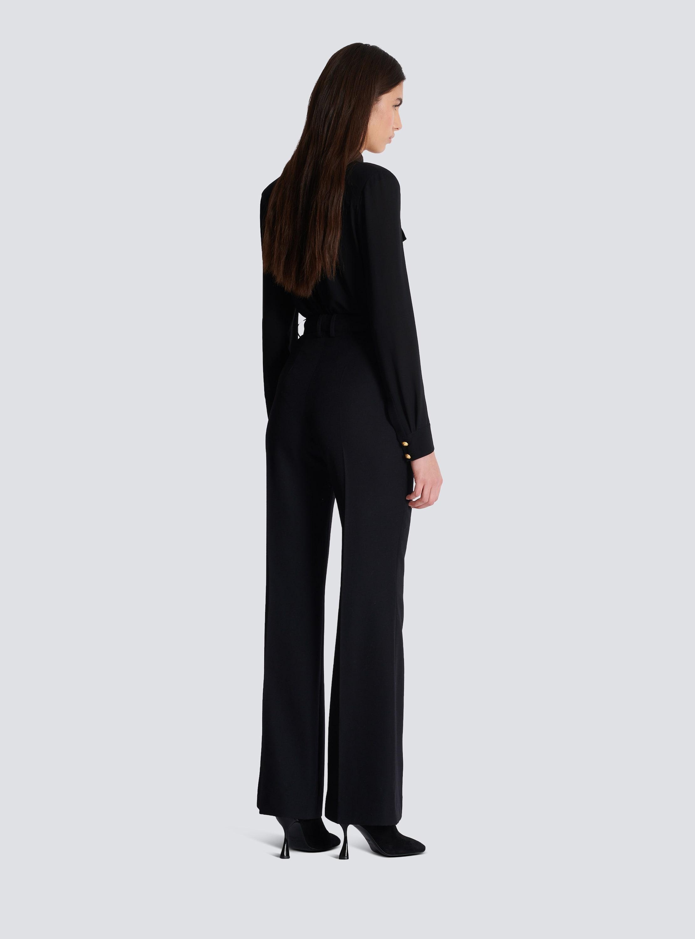 Tailored grain de poudre trousers Product Image