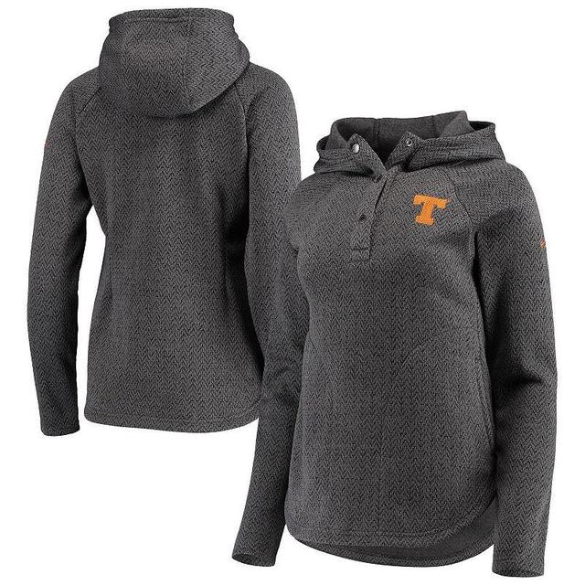 Womens Columbia Charcoal Texas Longhorns Darling Days Raglan Fleece Pullover Hoodie Product Image