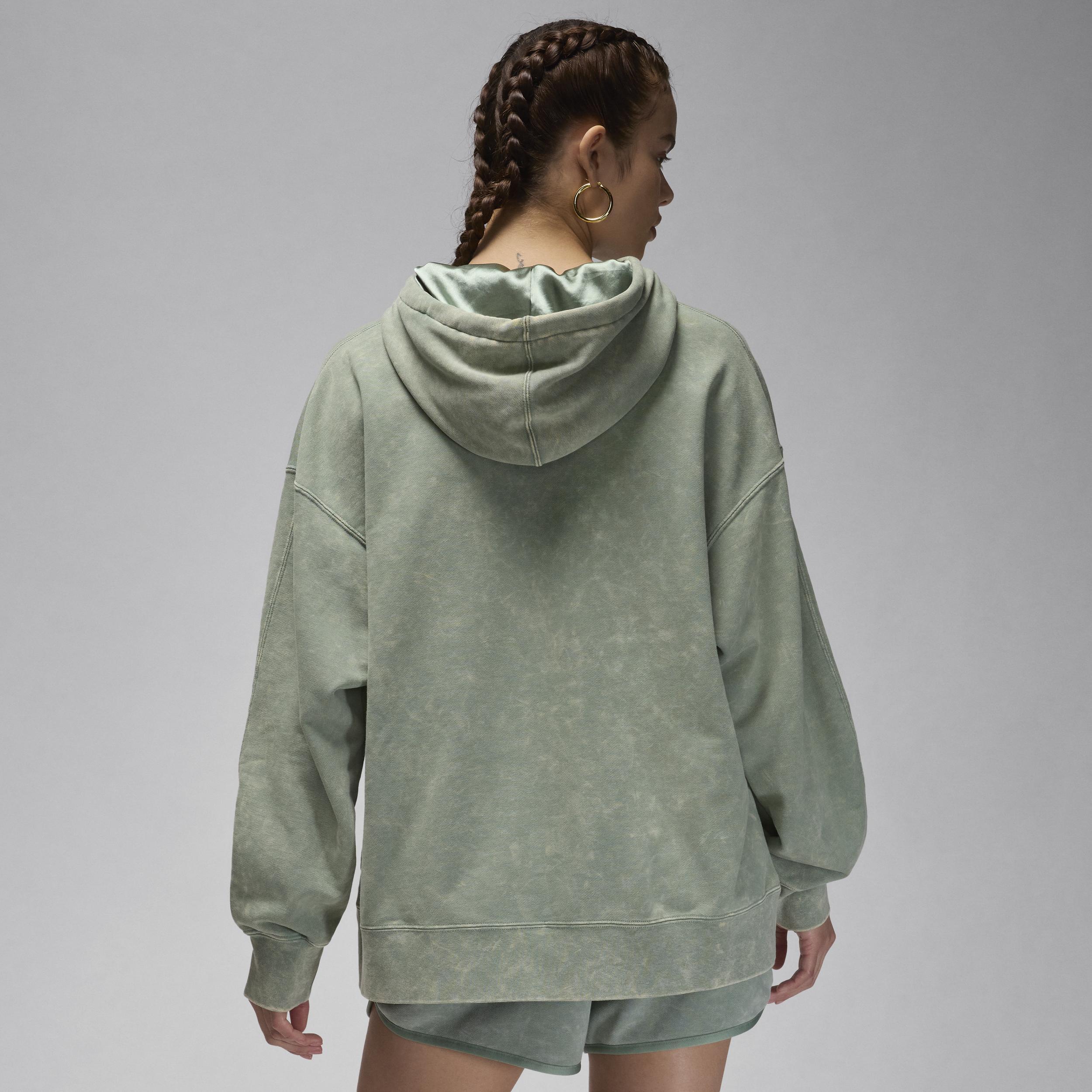 Women's Jordan Flight Fleece Washed Hoodie Product Image