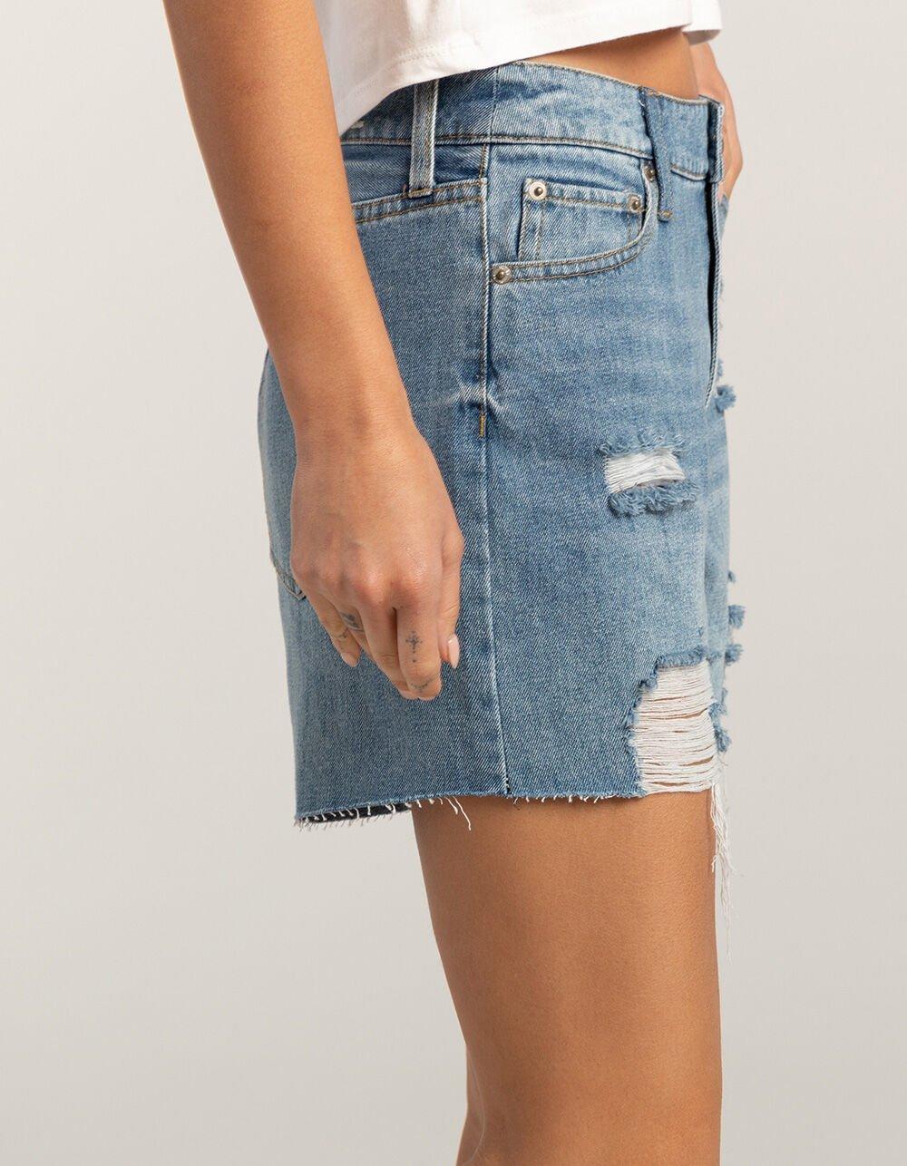 HURLEY The Weekend Womens Denim Shorts Product Image