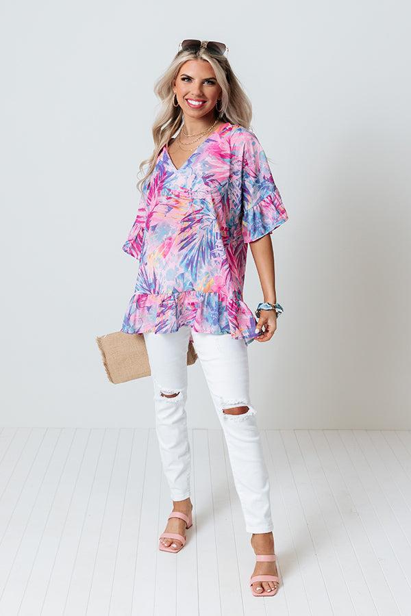 Tropic Oasis Shift Top Product Image