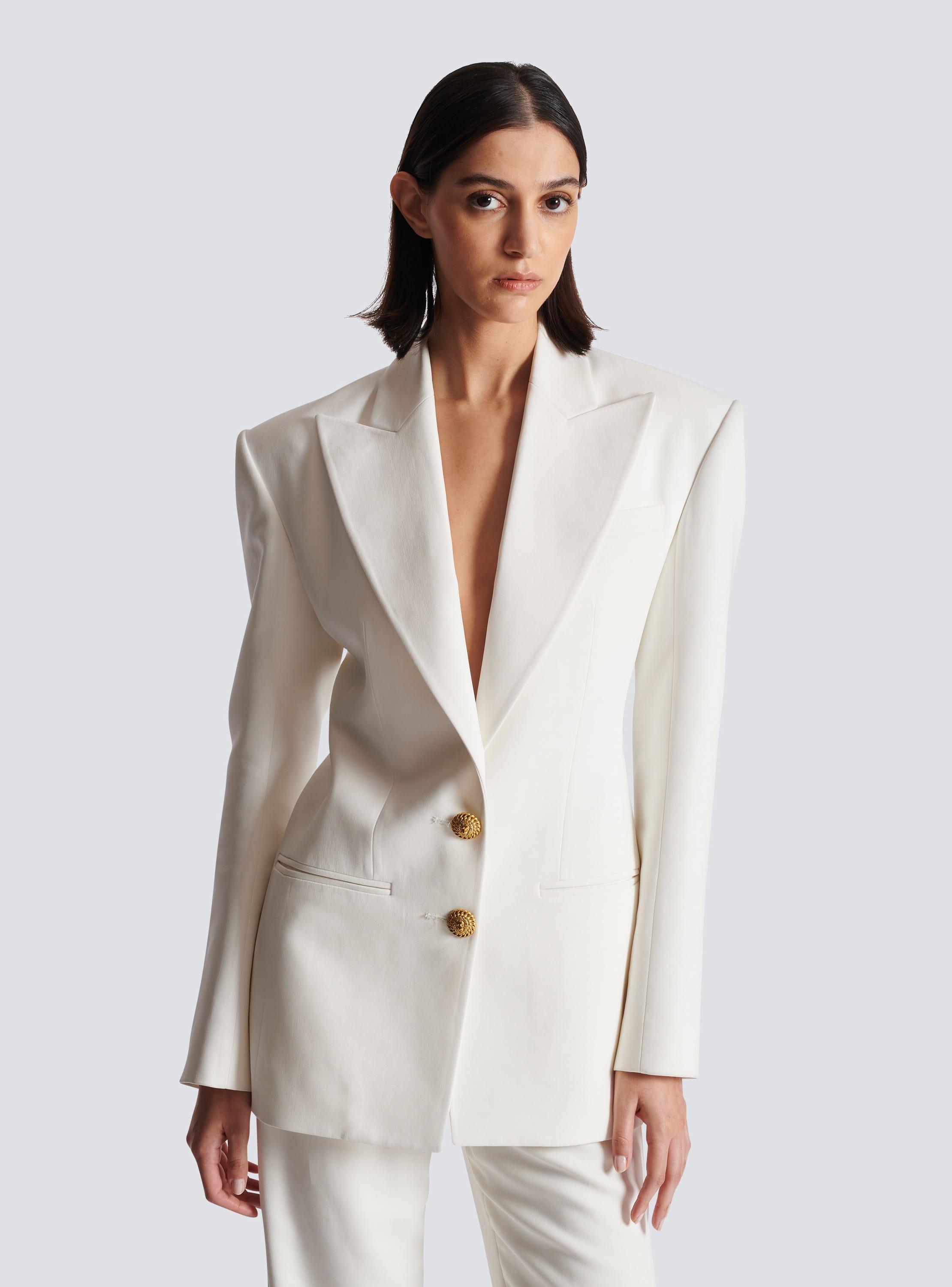 2-button crepe jacket Product Image