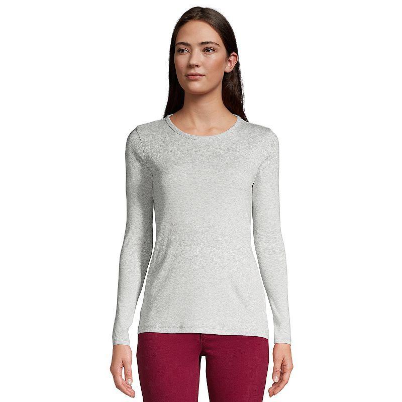 Lands End Womens Cotton Rib T-shirt Product Image