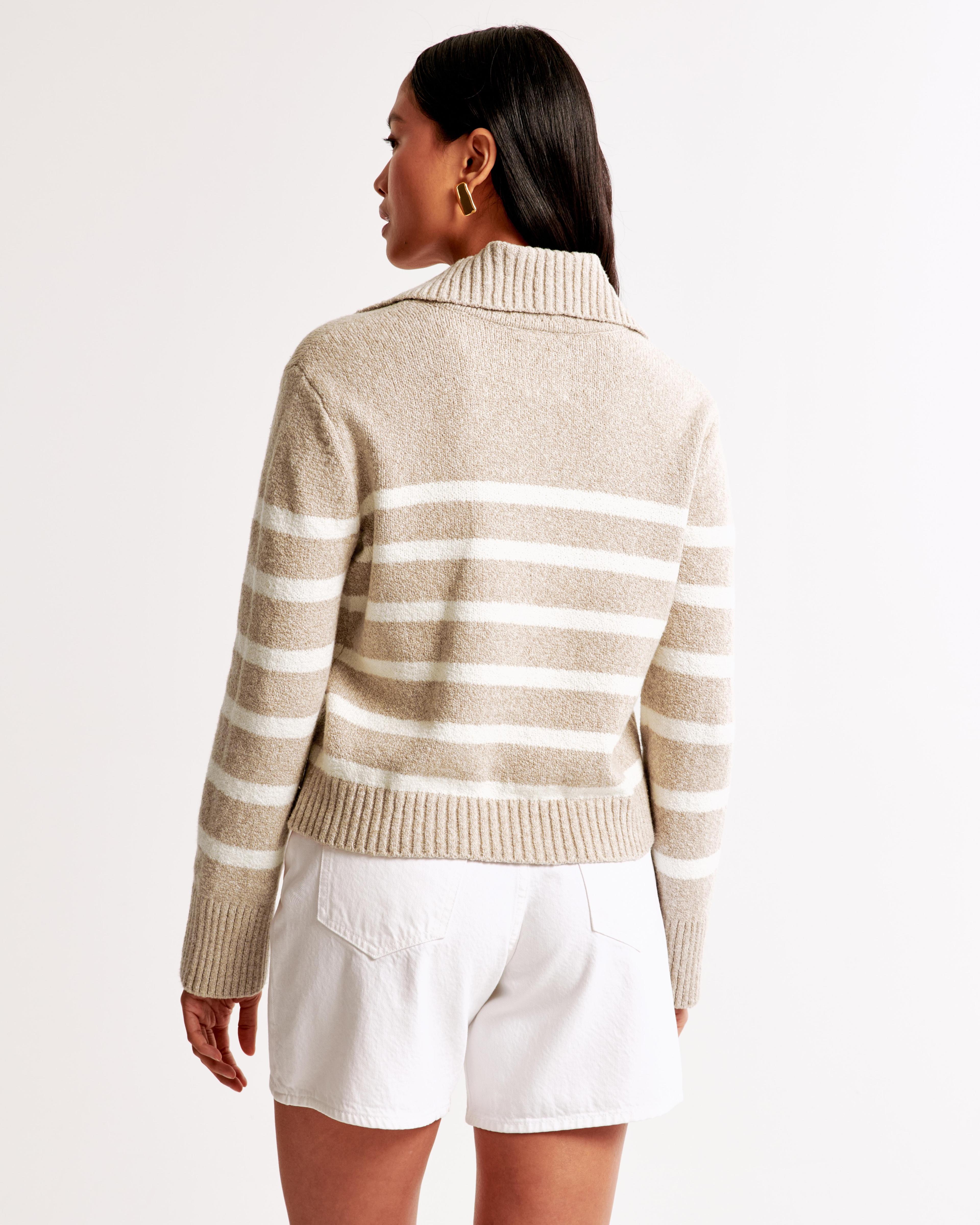 Textural Notch-Neck Sweater Product Image