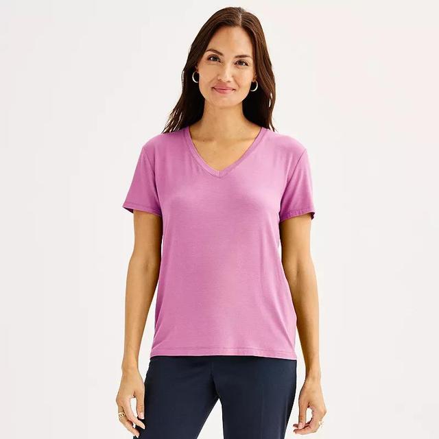 Womens Nine West Essential V-Neck Tee Product Image