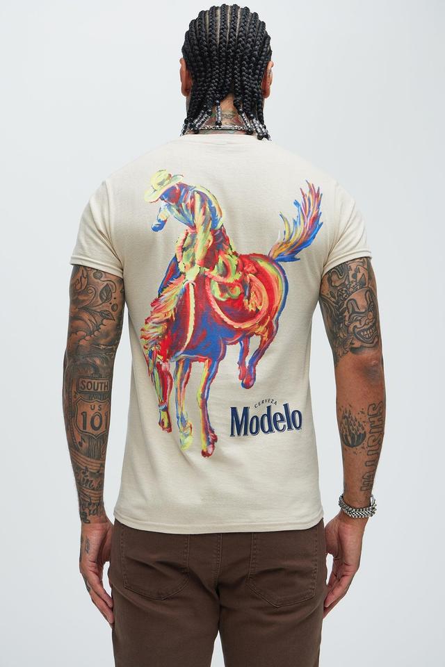 Modelo Rodeo Short Sleeve Tee - Sand Product Image