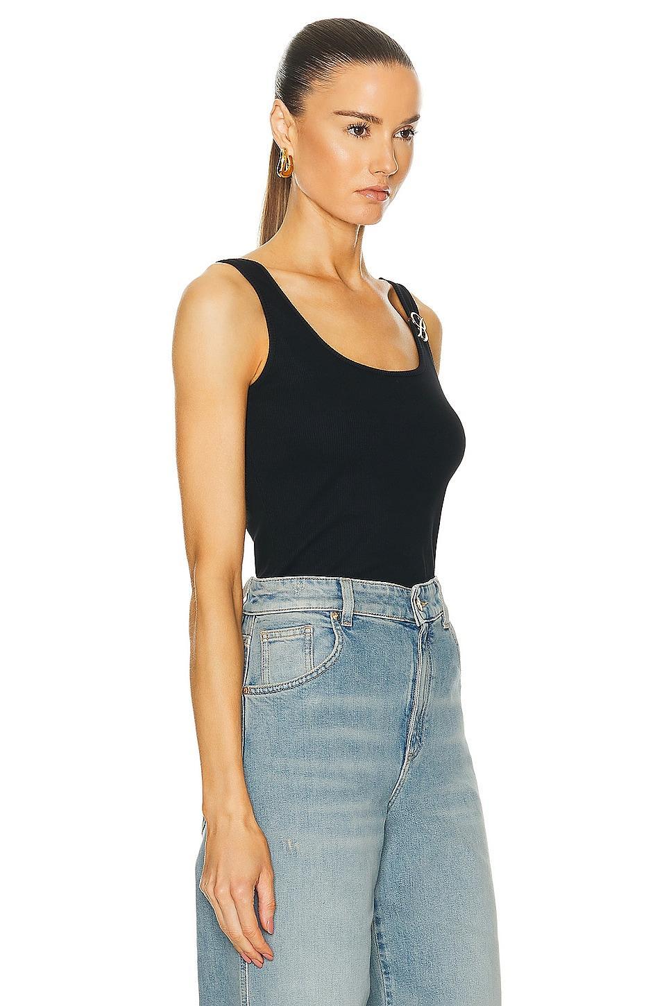 Blumarine Tank Top Black. (also in L, M, XS). Product Image