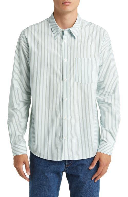 A. P.C. Clement Stripe Button-Up Shirt Product Image