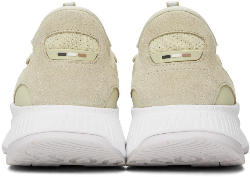 HUGO BOSS Beige Evo Sneakers In Natural 105 Product Image