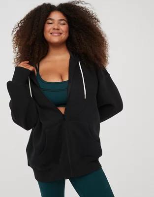 OFFLINE By Aerie Cloud Fleece Full Zip Sweatshirt Product Image