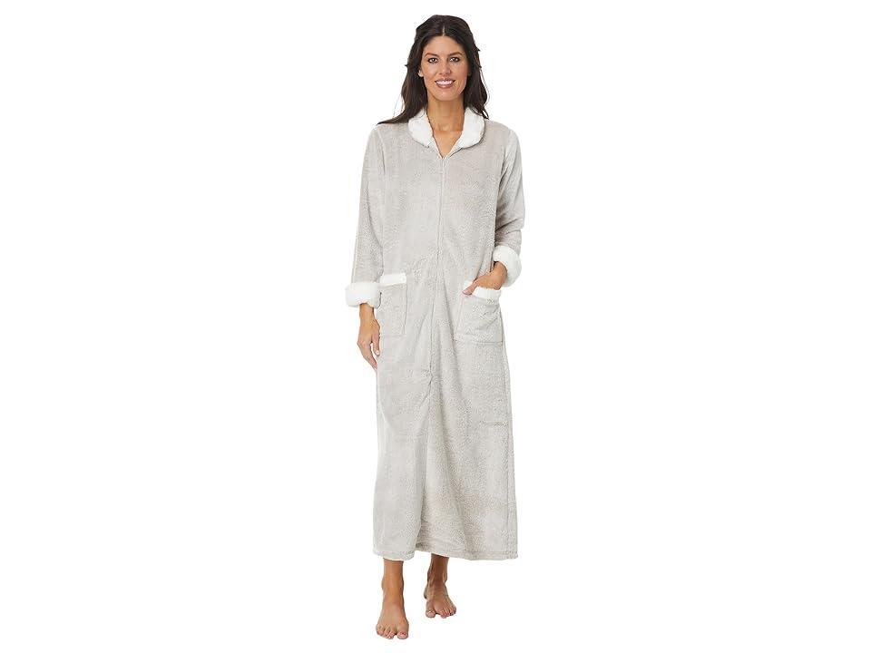 Natori Frosted Faux Fur Lounger (Cashmere) Women's Pajama Sets Product Image