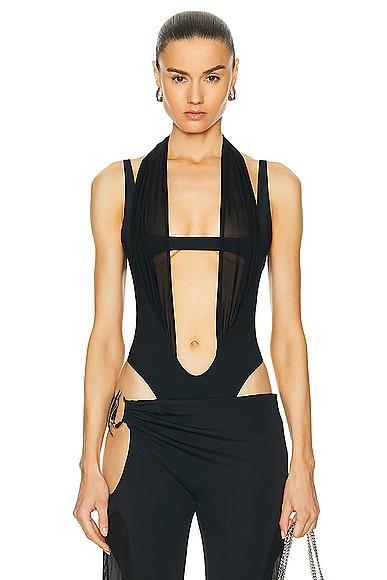 Mugler One Piece Cut Out Swimsuit Product Image