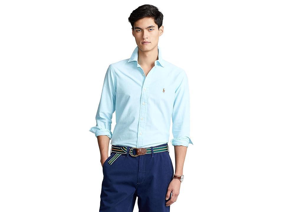 Polo Ralph Lauren Oxford Sport Shirt Blue. (also in M, S, XL/1X). Product Image