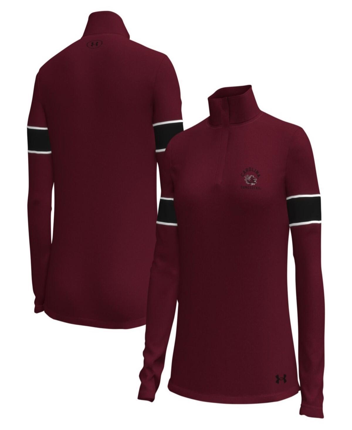 Under Armour Womens Garnet South Carolina Gamecocks Gameday Challenger Quarter-Zip Top Product Image