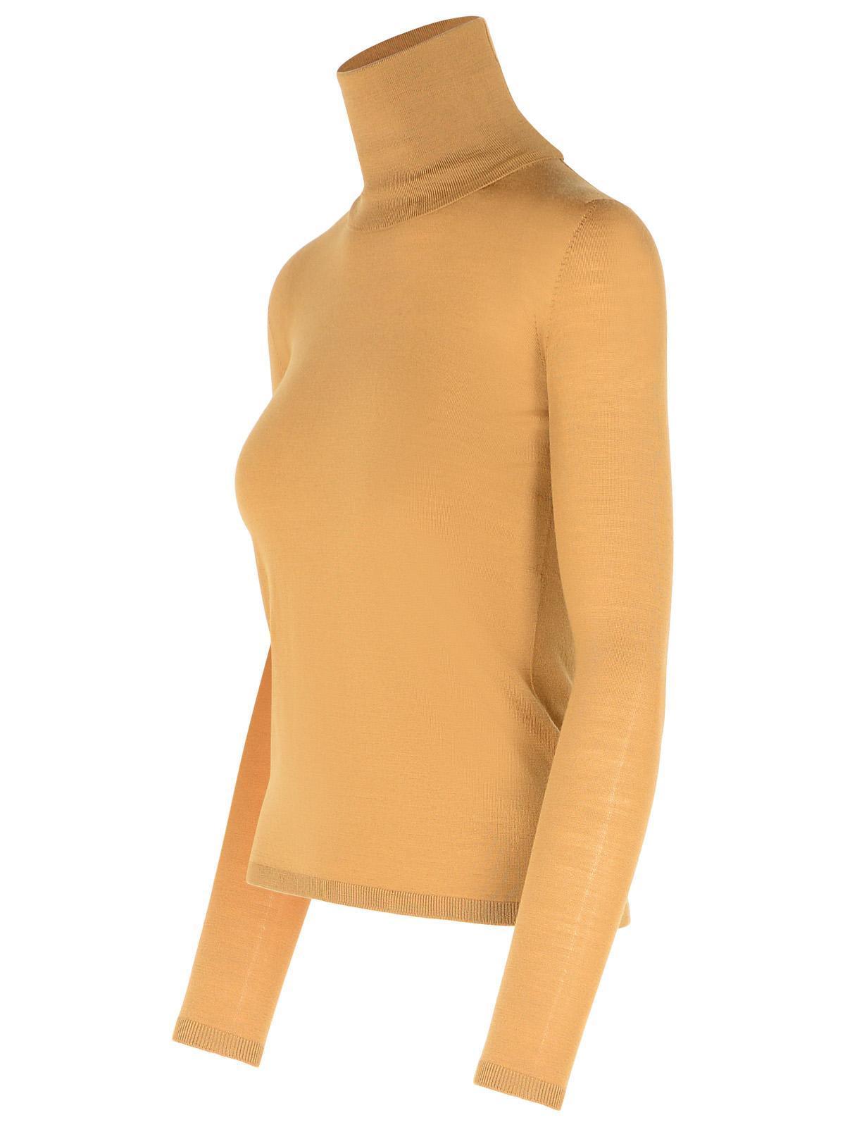 MAX MARA Saluto Brown Virgin Wool Sweater Product Image