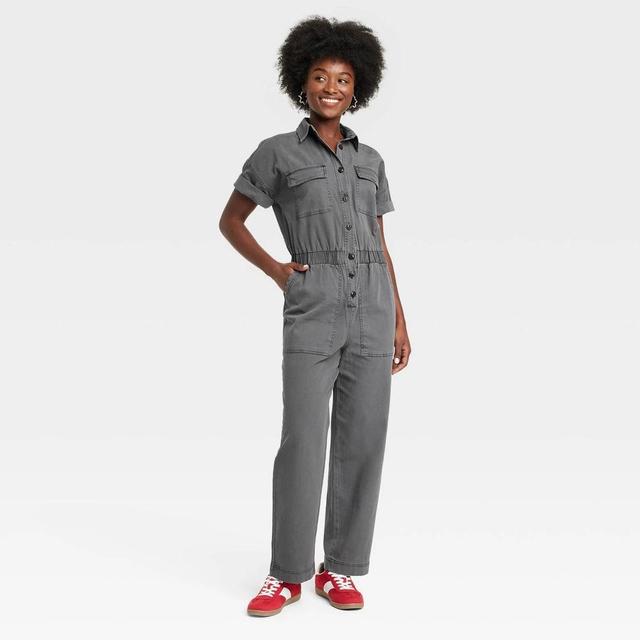 Womens Short Sleeve Boilersuit - Universal Thread 8 Product Image