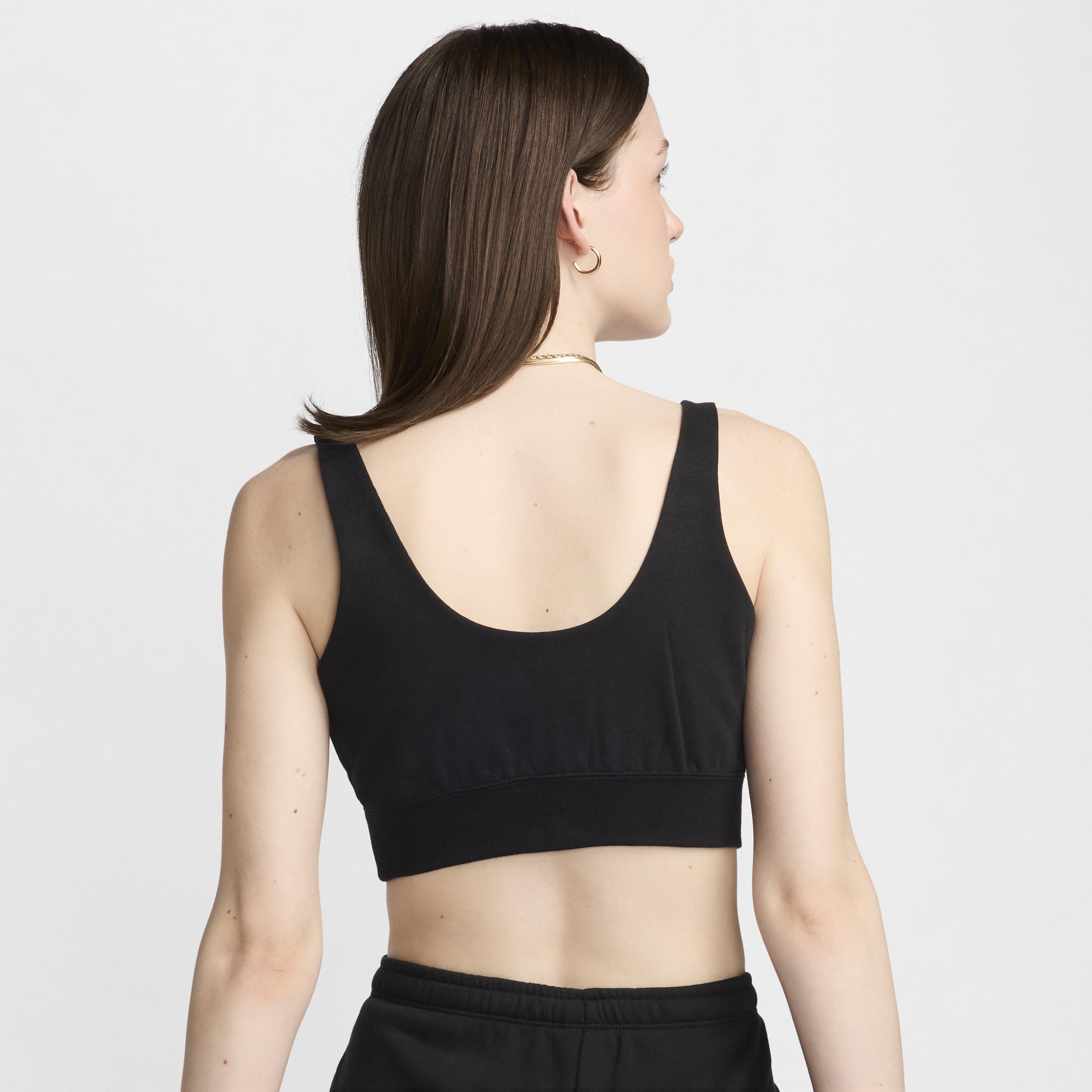 Women's Nike Sportswear Chill Terry Slim French Terry Cropped Tank Top Product Image