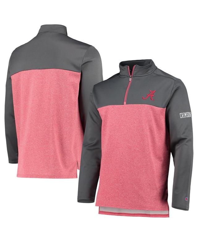 Mens Champion Crimson Alabama Crimson Tide Gameday Quarter-Zip Jacket Product Image