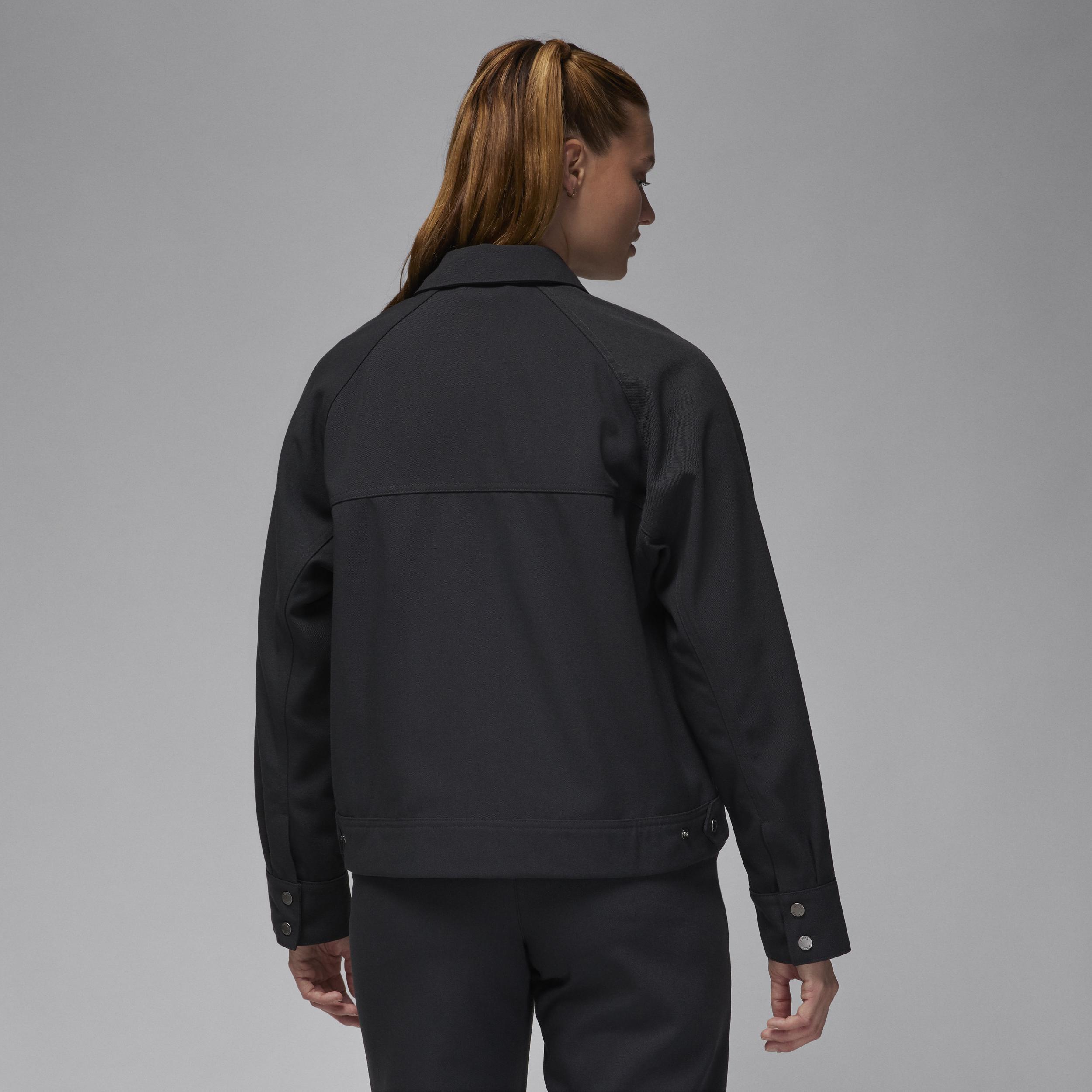 Jordan Womens Jordan NVTY Jacket - Womens Off Noir Product Image