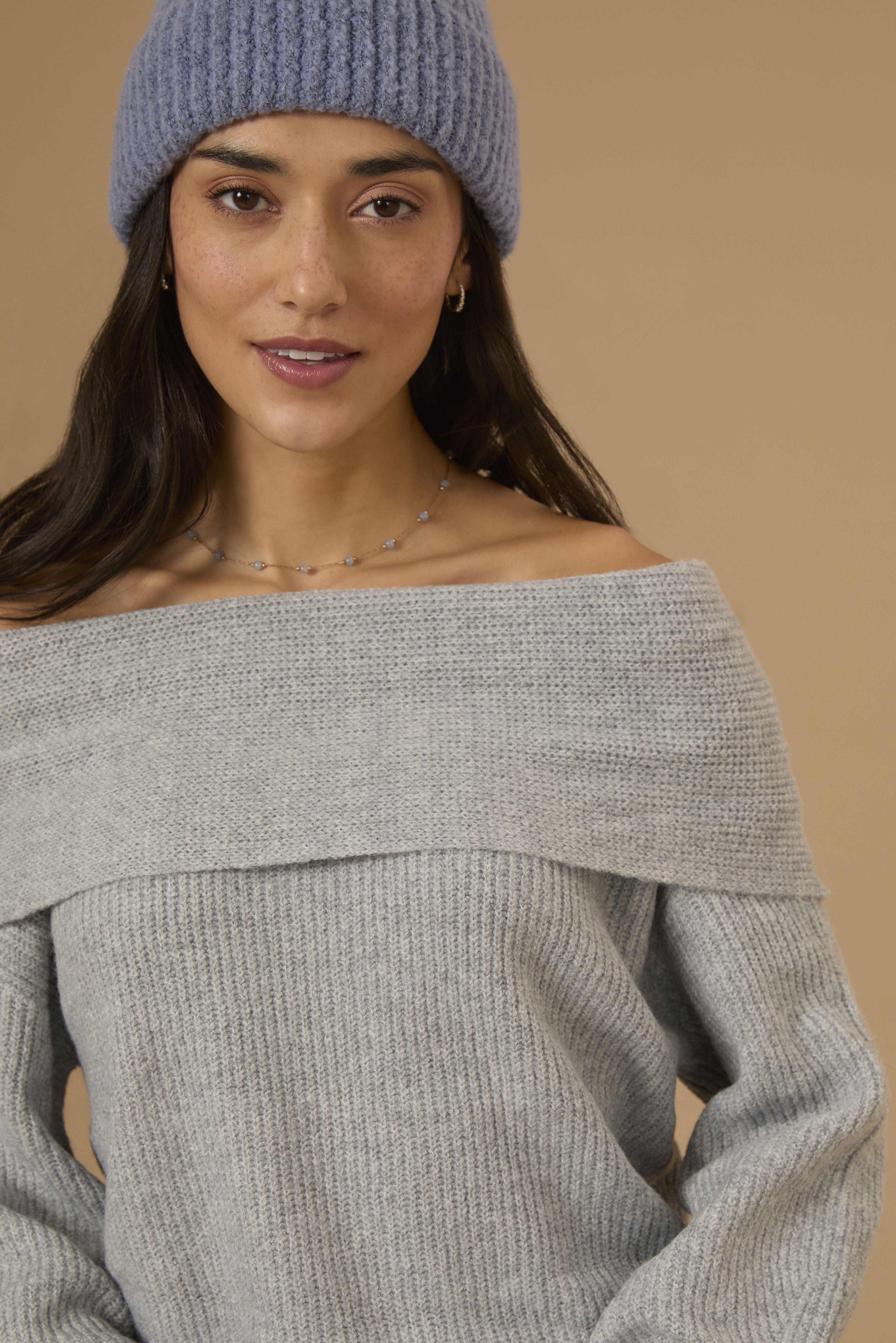 Breanna Oversized Off Shoulder Sweater Product Image