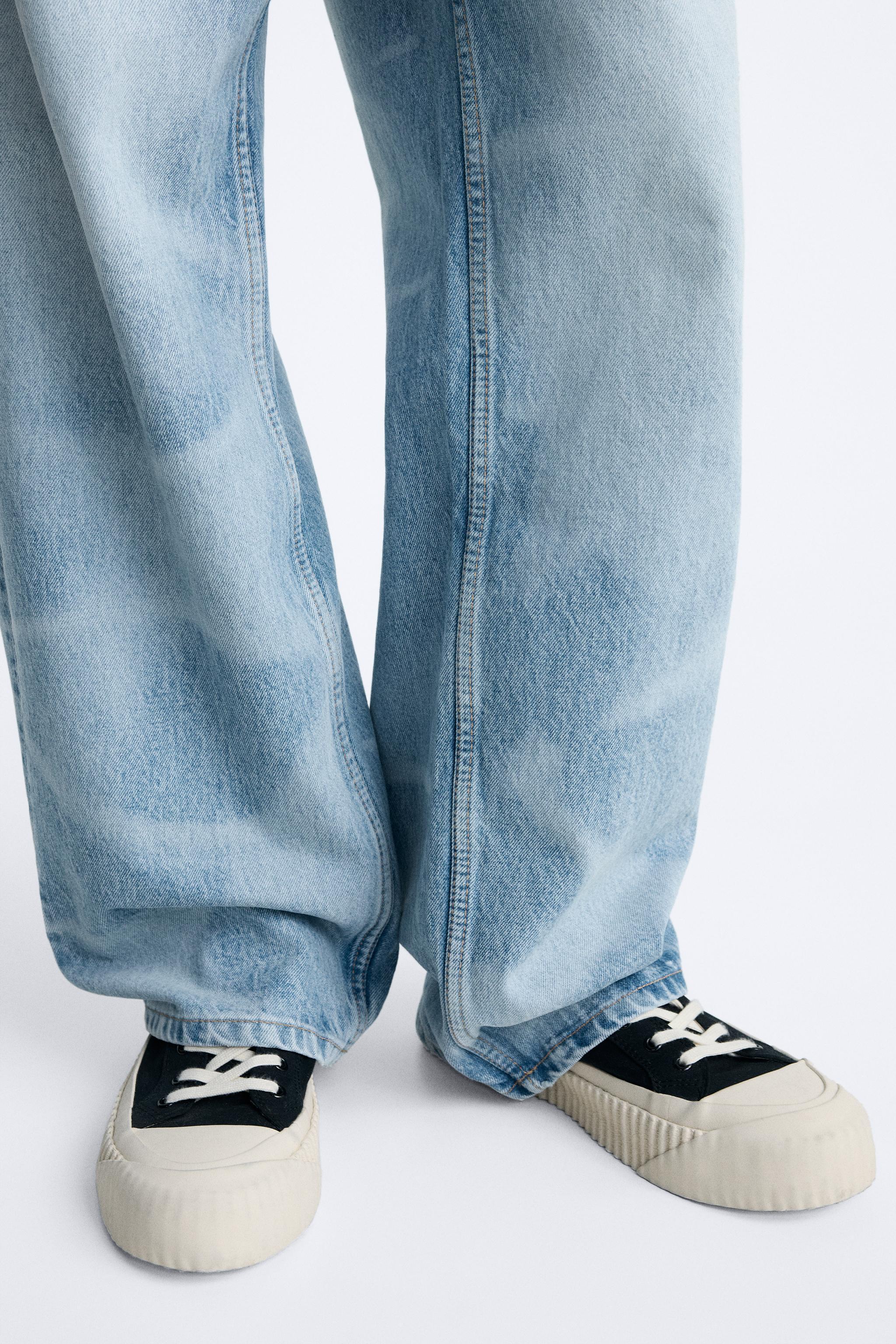 LASER WASHED BAGGY JEANS Product Image