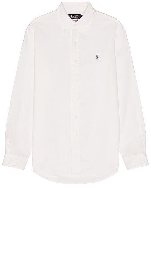 Mens Garment-Dyed Classic-Fit Oxford Shirt Product Image