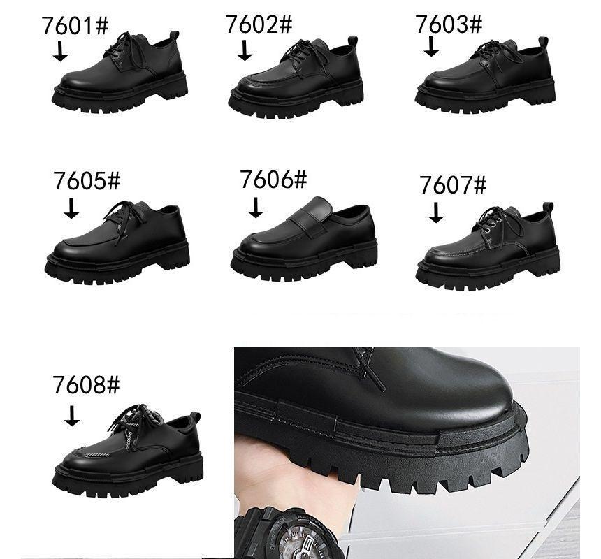 Platform Lace-Up Shoes Product Image