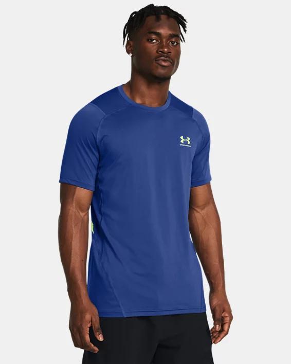 Mens HeatGear Fitted Graphic Short Sleeve Product Image