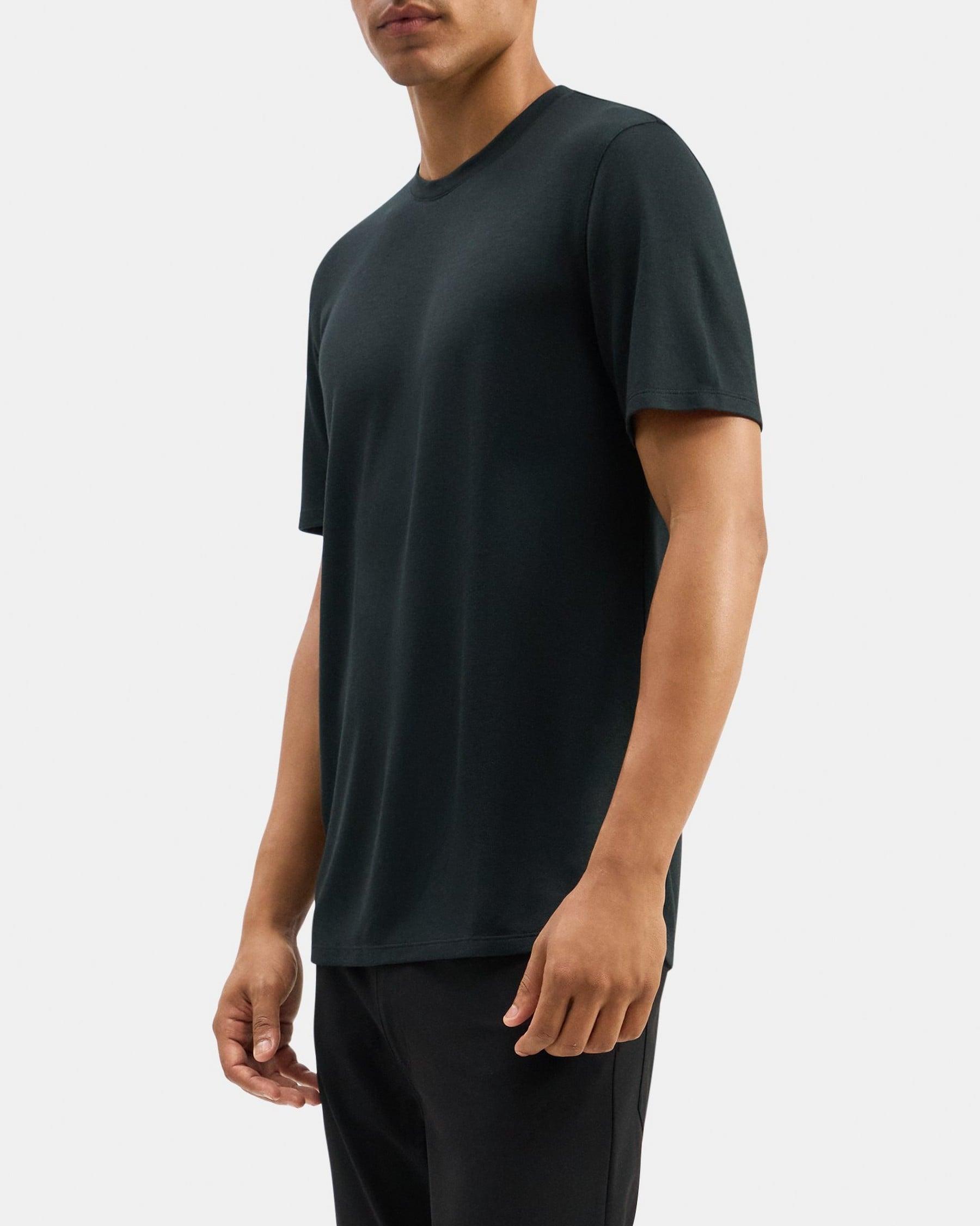 Short-Sleeve Crewneck Tee in Modal Jersey Product Image