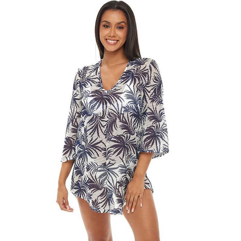 Womens Jordan Taylor Flowy Print Coverup Swimdress Product Image