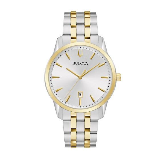 Bulova Mens Sutton Two-Tone Stainless Steel Bracelet Watch 40mm Product Image