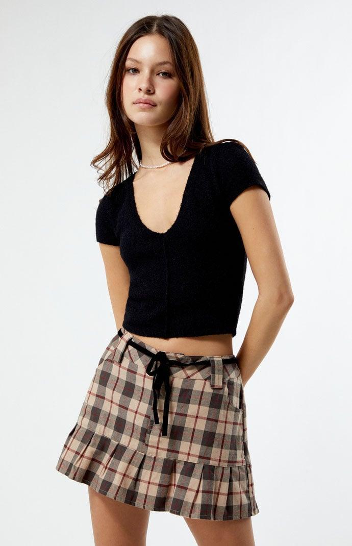 Women's Ruffle Mini Skirt - Product Image