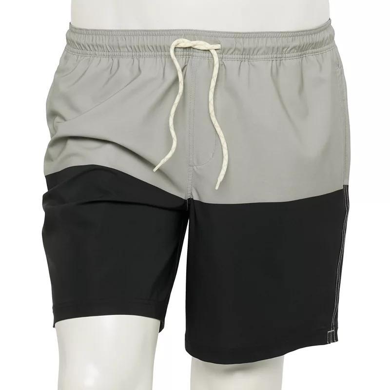 Big & Tall Trinity Coast 9-in. Colorblock Swim Trunks, Mens Product Image