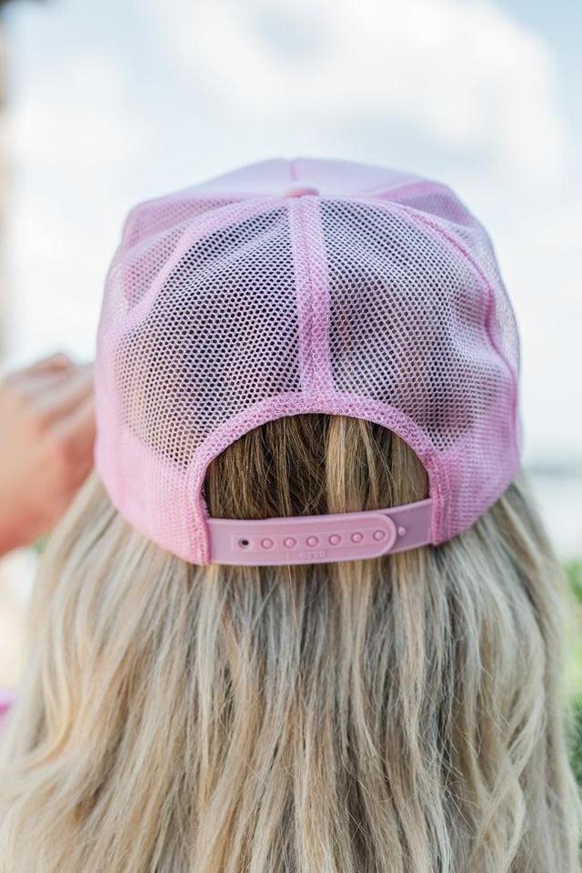 Dolly for President Light Pink Trucker Hat Product Image